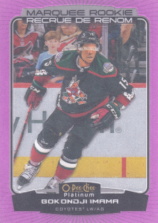 2022-23 UD O-Pee-Chee Platinum - Bokondji Imama - Marquee Rookie Matte Pink #241