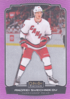 2022-23 UD O-Pee-Chee Platinum - Andrei Svechnikov - Matte Pink #35