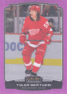 2022-23 UD O-Pee-Chee Platinum - Tyler Bertuzzi - Matte Pink #55