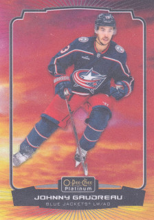 2022-23 UD O-Pee-Chee Platinum - Johnny Gaudreau - Sunset #86