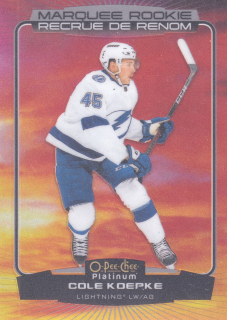 2022-23 UD O-Pee-Chee Platinum - Cole Koepke - Marquee Rookie Sunset #284