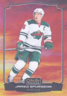 2022-23 UD O-Pee-Chee Platinum - Jared Spurgeon - Sunset #192