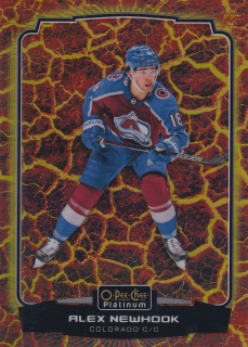 2022-23 UD O-Pee-Chee Platinum - Alex Newhook - Hot Magma /499 #95