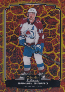 2022-23 UD O-Pee-Chee Platinum - Samuel Girard - Hot Magma /499 #163