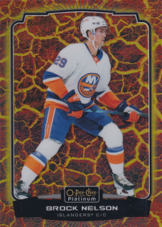 2022-23 UD O-Pee-Chee Platinum - Brock Nelson - Hot Magma /499 #49