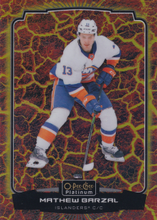 2022-23 UD O-Pee-Chee Platinum - Mathew Barzal - Hot Magma /499 #127