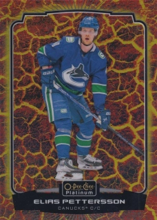 2022-23 UD O-Pee-Chee Platinum - Elias Pettersson - Hot Magma /499 #20