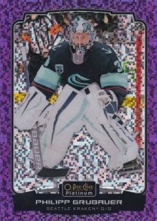 2022-23 UD O-Pee-Chee Platinum - Philipp Grubauer - Violet Pixels /299 #53