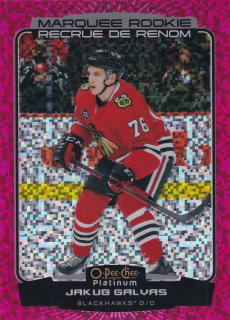2022-23 UD O-Pee-Chee Platinum - Jakub Galvas - Marquee Rookie Violet Pixels /299 #253