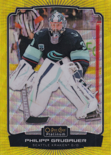 2022-23 UD O-Pee-Chee Platinum - Philipp Grubauer - Neon Yellow Surge #53