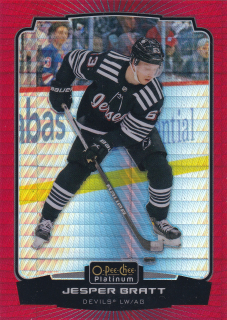 2022-23 UD O-Pee-Chee Platinum - Jesper Bratt - Red Prism /199 #106