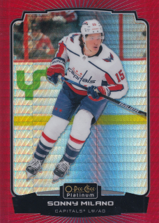 2022-23 UD O-Pee-Chee Platinum - Sonny Milano - Red Prism /199 #137