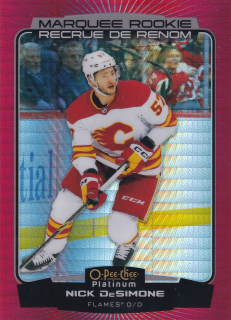 2022-23 UD O-Pee-Chee Platinum - Nick DeSimone - Marquee Rookie Red Prism /199 #272