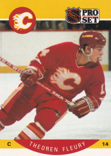 1990-91 Pro Set - Theoren Fleury #33
