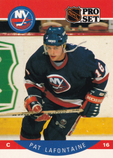 1990-91 Pro Set - Pat Lafontaine #186