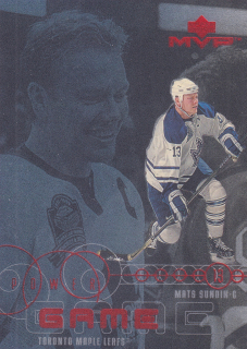 1998-99 UD MVP - Mats Sundin - Power Game #PG08