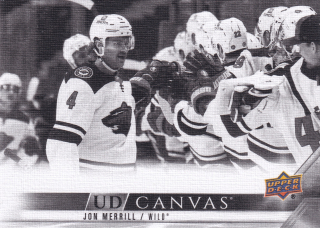 2022-23 UD Series 1 - Jon Merrill - Canvas Black & White #C41