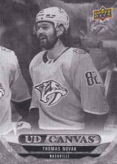 2024-25 UD Series 1 - Thomas Novak - Canvas Black & White #C-38
