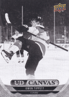 2024-25 UD Series 2 - Owen Tippett - Canvas Black & White #C143