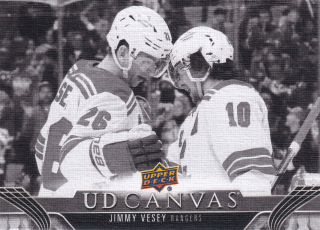 2023-24 UD Series 1 - Jimmy Vesey - Canvas Black & White #C53