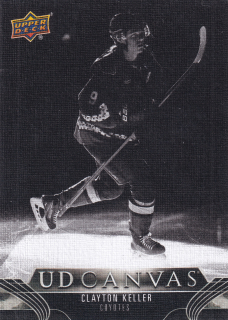 2023-24 UD Series 1 - Clayton Keller - Canvas Black & White #C4