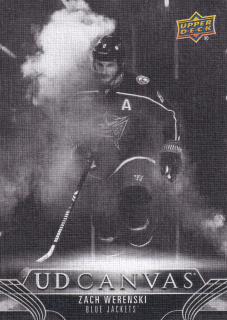 2023-24 UD Extended Series - Zach Werenski - Canvas Black & White #C305