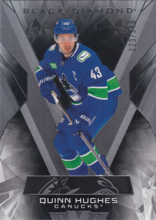 2025-26 UD Black Diamond - Quinn Hughes /349 #BDB-QH