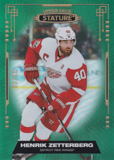 2021-22 UD Stature - Henrik Zetterberg - Photo Variant Green /66 #23