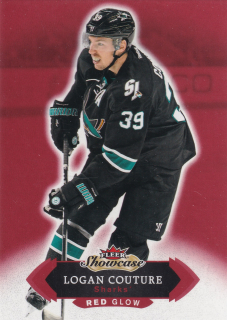 2016-17 UD Fleer Showcase - Logan Couture - Red Glow #41