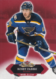 2016-17 UD Fleer Showcase - Robby Fabbri - Red Glow #57
