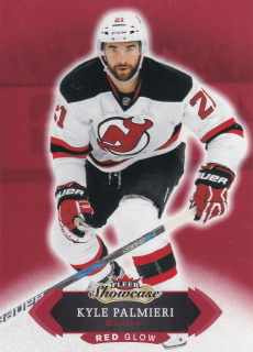 2016-17 UD Fleer Showcase - Kyle Palmieri - Red Glow #89