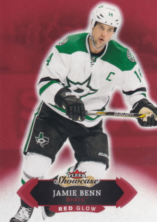 2016-17 UD Fleer Showcase - Jamie Benn - Red Glow #81