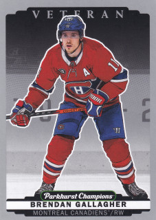 2022-23 UD Parkhurst Champions - Brendan Gallagher - Silver #136
