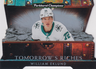 2022-23 UD Parkhurst Champions - William Eklund - Tomorrow's Riches #TR-7