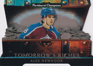 2022-23 UD Parkhurst Champions - Alex Newhook - Tomorrow's Riches Gold #TR-14