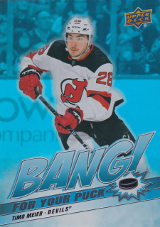 2024-25 UD Series 2 - Timo Meier - Bang For Your Puck #BP-19