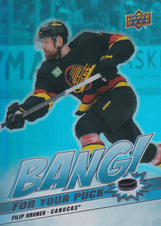 2024-25 UD Series 2 - Filip Hronek - Bang For Your Puck #BP-3