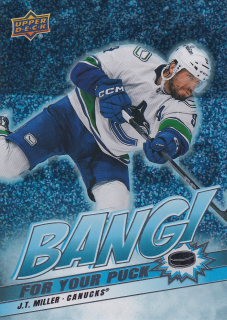 2024-25 UD Series 2 - J.T. Miller - Bang For Your Puck - Speckled #BP-12