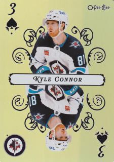 2025-26 UD O-Pee-Chee - Kyle Connor - Playing Cards #3-SPADES