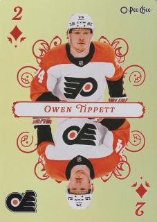 2025-26 UD O-Pee-Chee - Owen Tippett - Playing Cards #2-DIAMONDS
