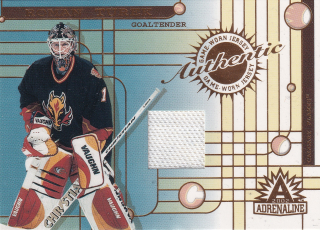 2001-02 Pacific Adrenaline - Roman Turek - Game-Worn Jerseys #6