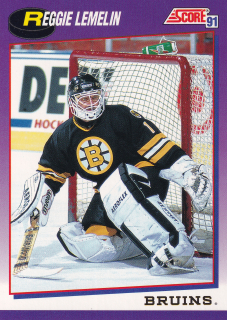 1991-92 Score - Reggie Lemelin (American) #127