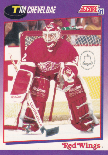 1991-92 Score - Tim Cheveldae (American) #272