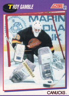 1991-92 Score - Troy Gamble (American) #282
