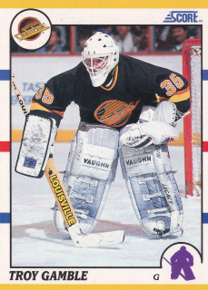 1990-91 Score Rookie & Traded - Troy Gamble #32T