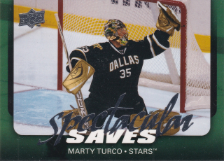 2008-09 UD Series 2 - Marty Turco - Spectacular Saves #SAVE6