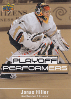 2009-10 UD Series 2 - Jonas Hiller - Playoff Performers #PP7