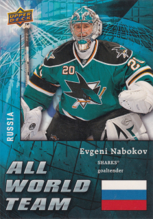 2009-10 UD Series 1 - Evgeni Nabokov - All World Team #AW10