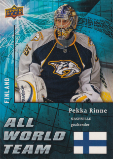 2009-10 UD Series 1 - Pekka Rinne - All World Team #AW20