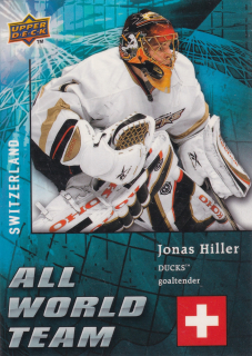 2009-10 UD Series 1 - Jonas Hiller - All World Team #AW21